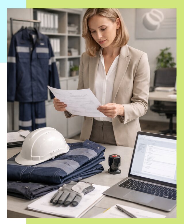 Сертификация спецодежды в Гулькевичах от 7262 р. | Алешин-Гль