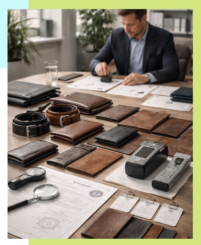 Сертификация кожаных изделий в Гулькевичах от 12449 р. | Алешин-Гль