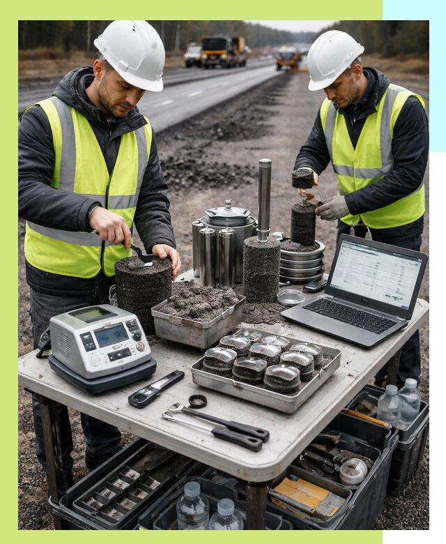 Сертификация асфальта: испытания и подтверждение в Гулькевичах