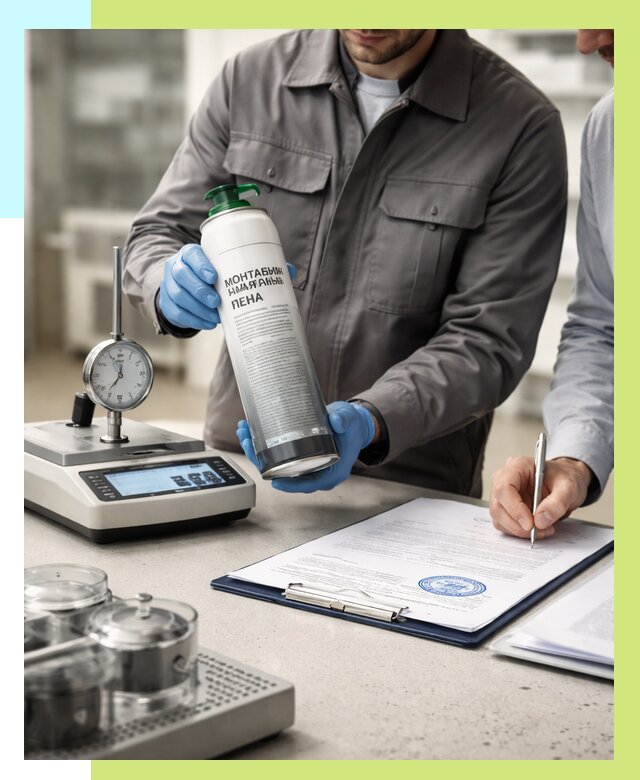 Сертификация монтажной пены в Гулькевичах от 15561 р. | Алешин-Гль