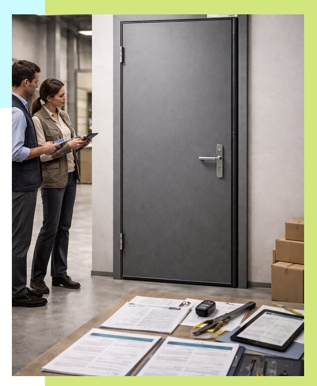 Сертификация противопожарных дверей в Гулькевичах от 9337 р. | Алешин-Гль