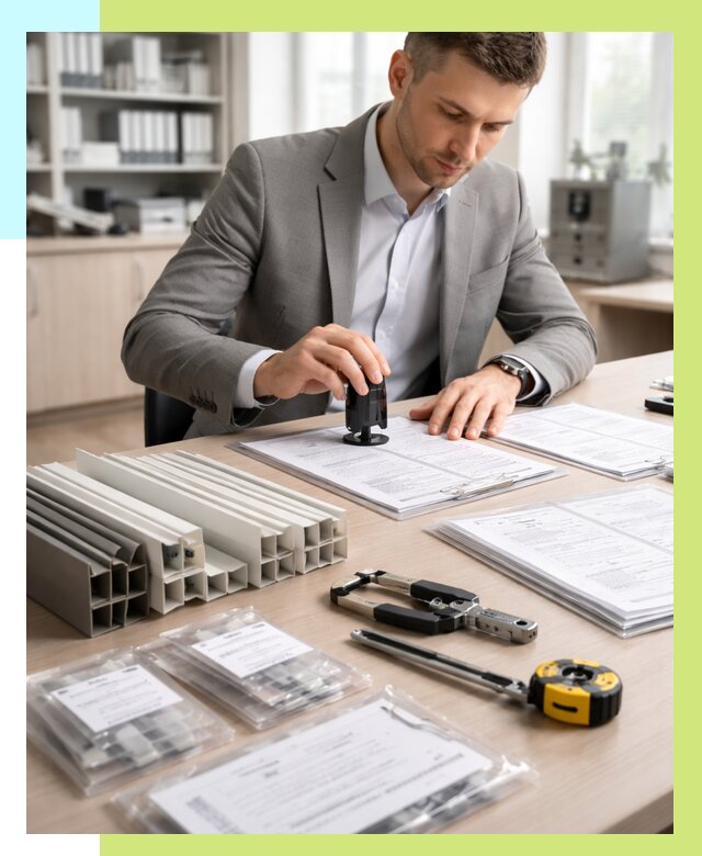 Сертификация ПВХ продукции в Гулькевичах от 8818 р., Алешин-Гль