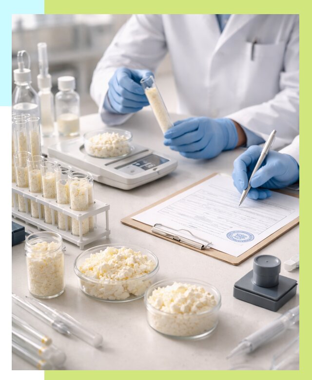 Сертификация творога в Гулькевичах от 12449 р. под ключ | Алешин-Гль