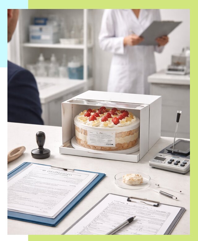 Сертификация тортов в Гулькевичах от 9337 р. заказать | Алешин-Гль