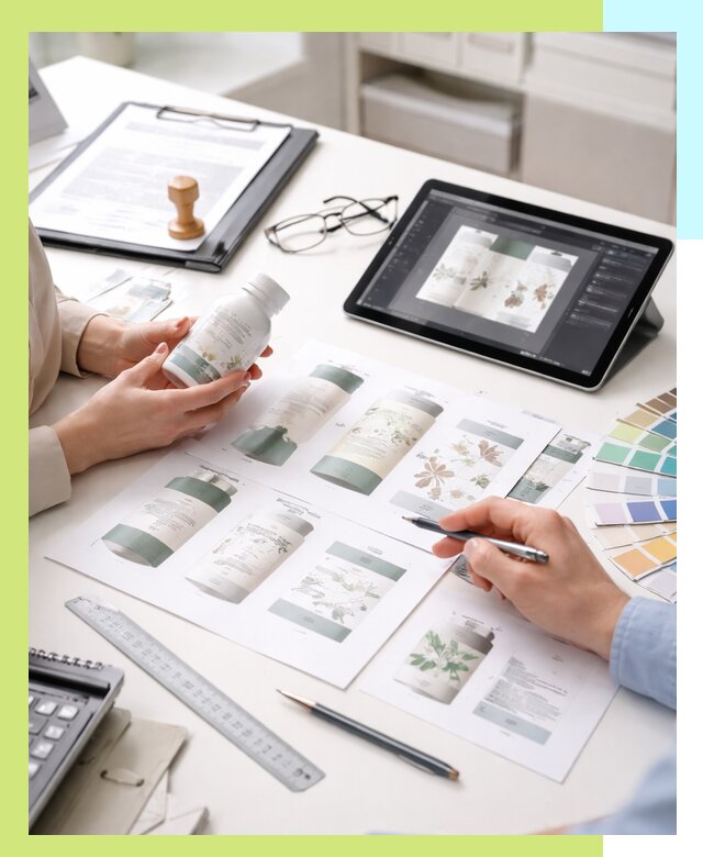 Профессиональная разработка дизайна и текста этикетки продукции в Гулькевичах