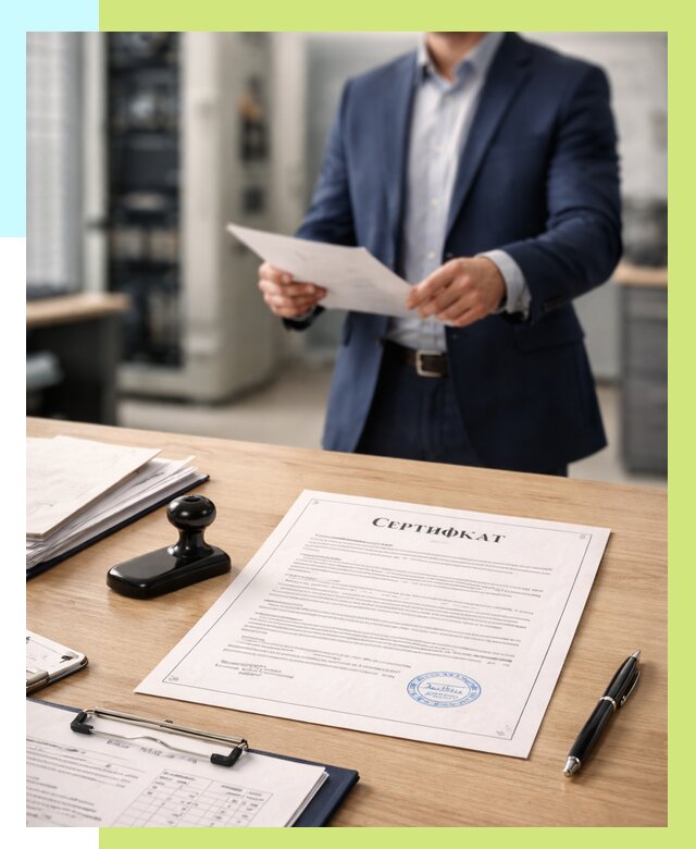 Сертификат на оборудование в Гулькевичах от 15561 р. | Алешин-Гль