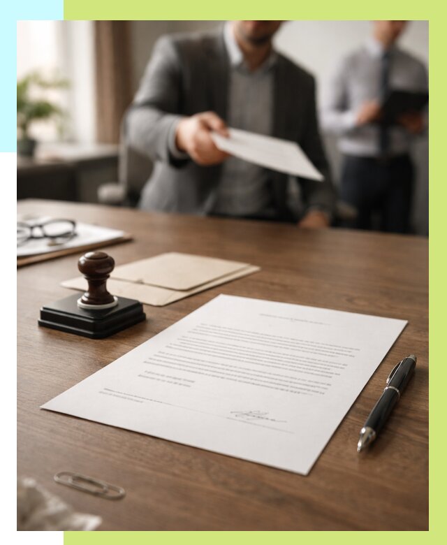 Отказное письмо по сертификации в Гулькевичах от 3631 р. | Алешин-Гль