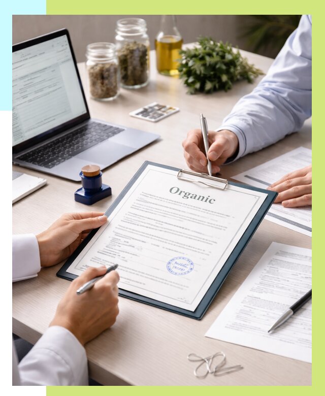 Оформление сертификат органик в Гулькевичах от 31122 р. | Алешин-Гль