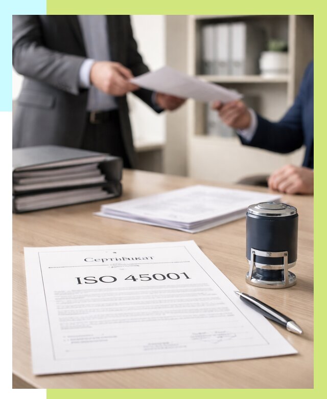 Сертификат ISO 45001 в Гулькевичах под ключ от 46683 р. | Алешин-Гль