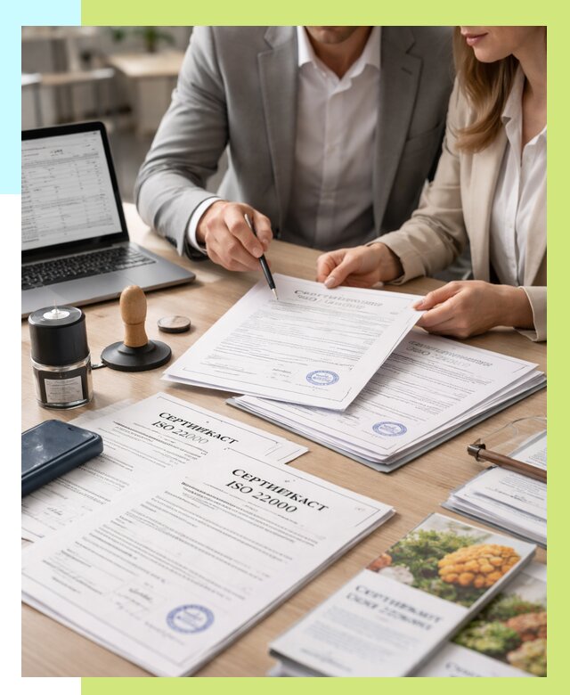 Сертификат ISO 22000 в Гулькевичах от 41496 р. под ключ | Алешин-Гль