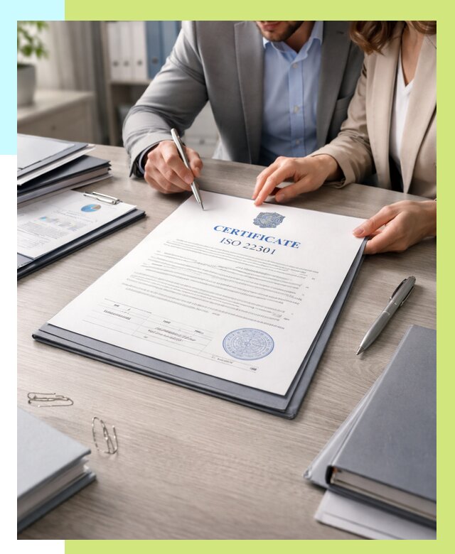 Сертификат ISO 22301 в Гулькевичах от 46683 р. | Алешин-Гль срочно