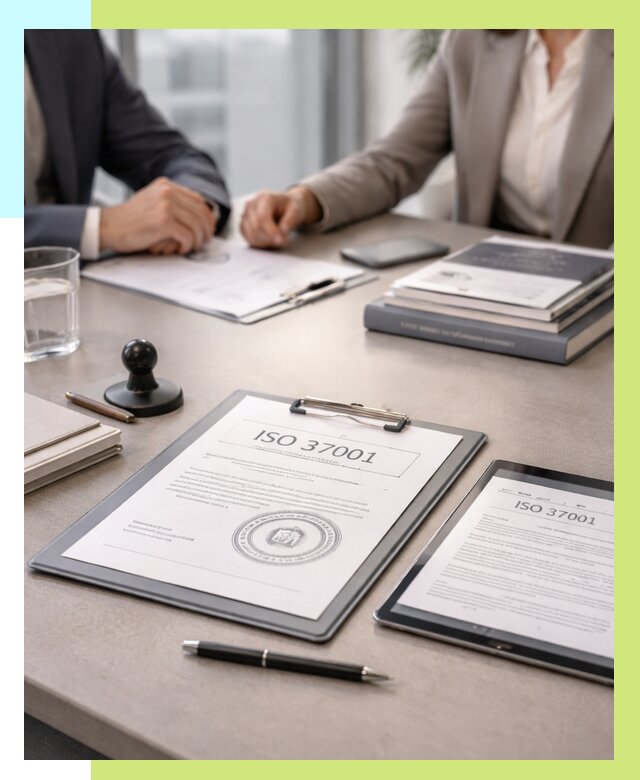 Сертификат ISO 37001 в Гулькевичах оформить от 124488 р. Алешин-Гль